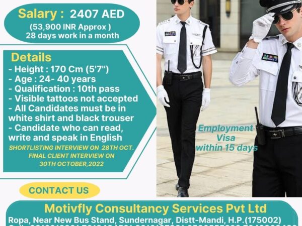 World Security Jobs for Fresher