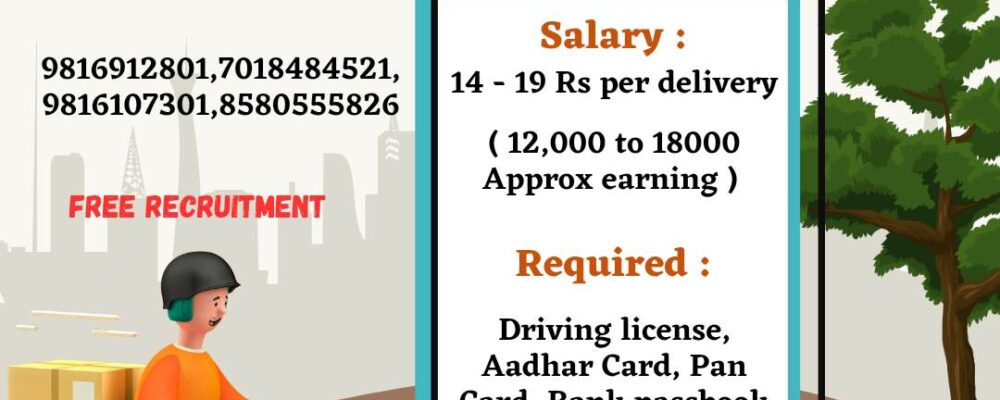 Free Bike Delivery Jobs in Himachal