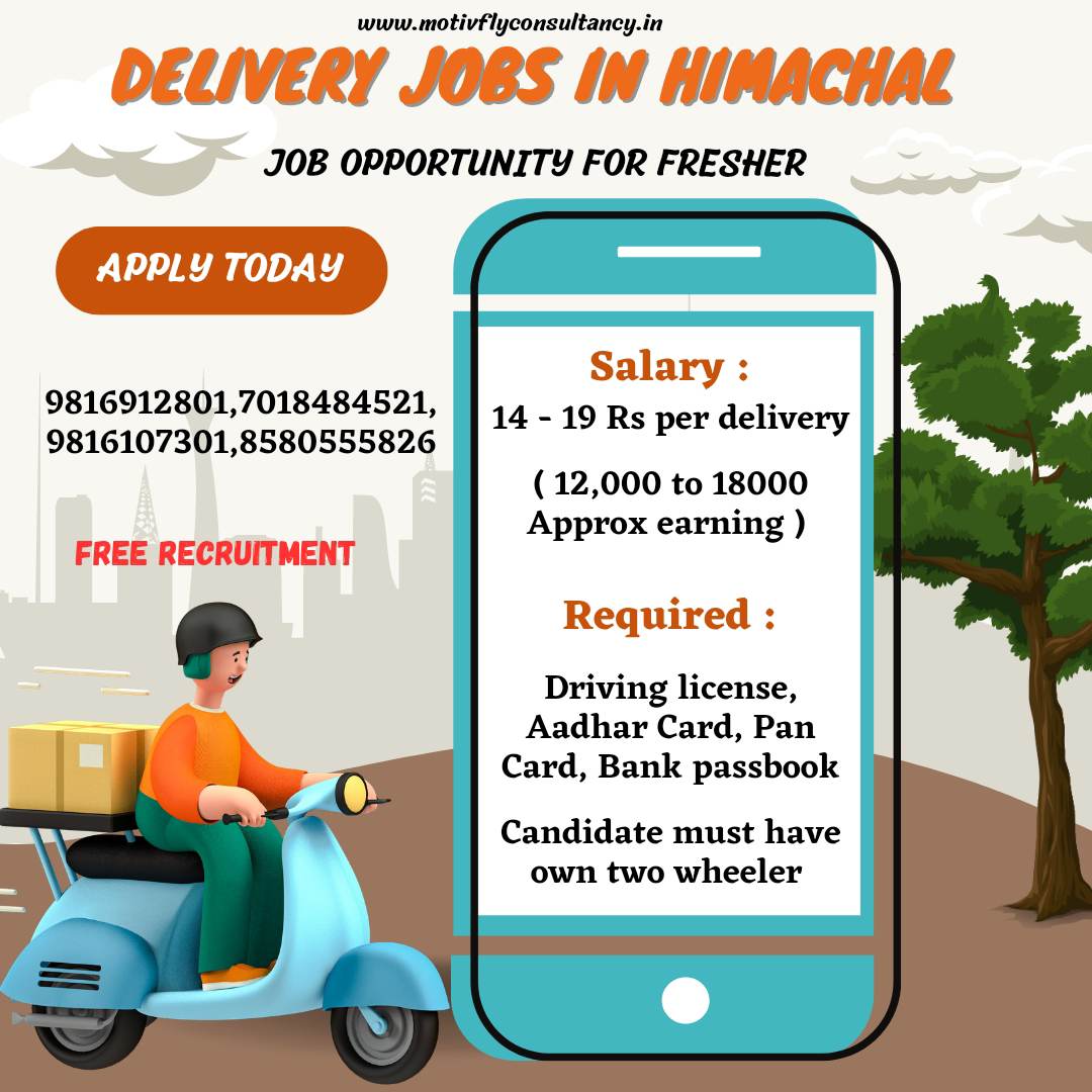 Bike Delivery Jobs in Himachal
