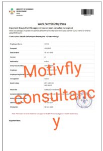 Maldives Work permit - Vishal