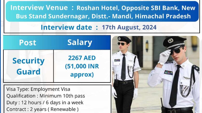 Dubai Job interview for Transguard Group