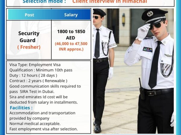 How to Get Security Guard Jobs in Dubai A Step-by-Step Guide for Indian Candidates